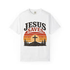 Jesus Saves  Sunset T-Shirt
