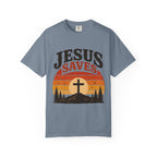 Jesus Saves  Sunset T-Shirt