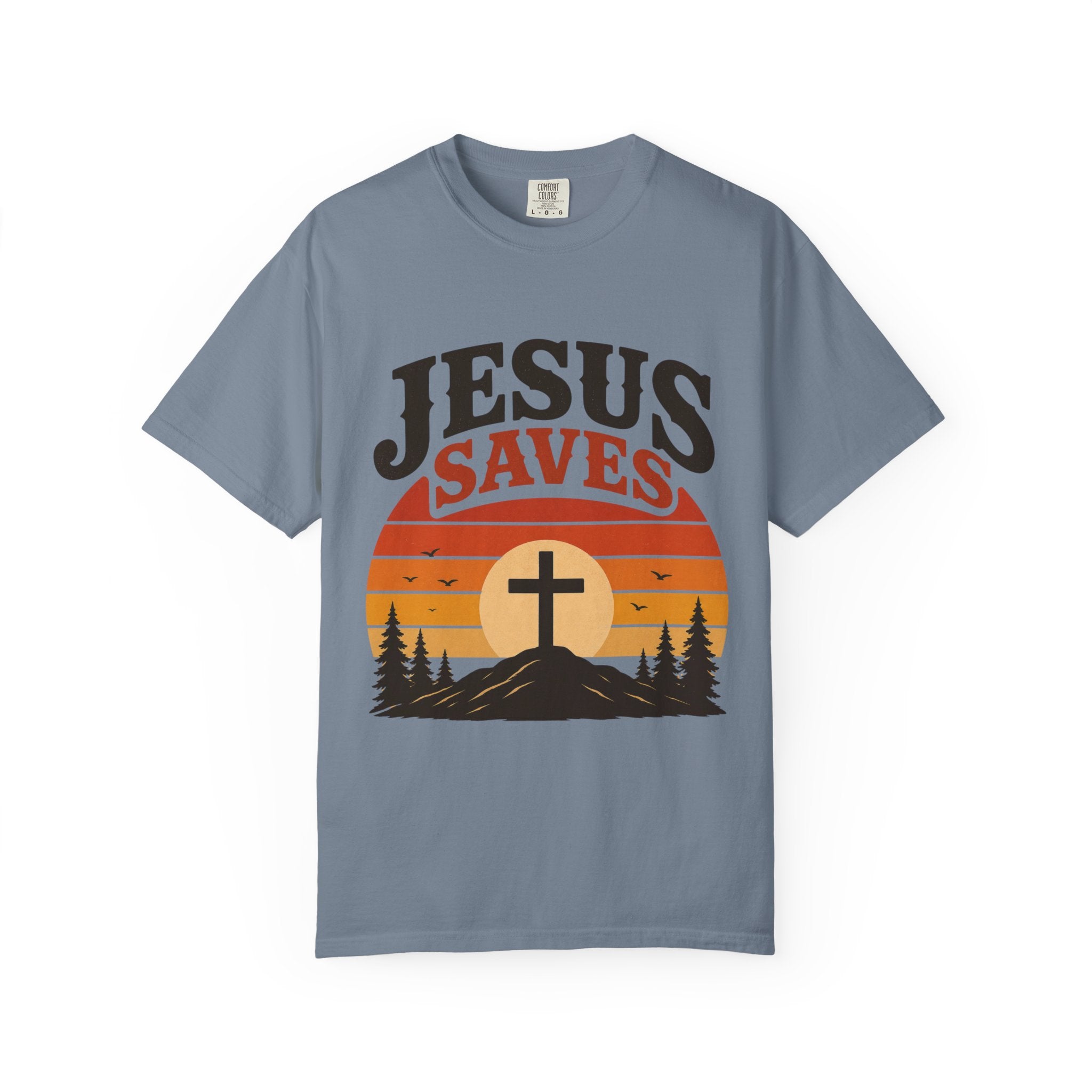 Jesus Saves  Sunset T-Shirt
