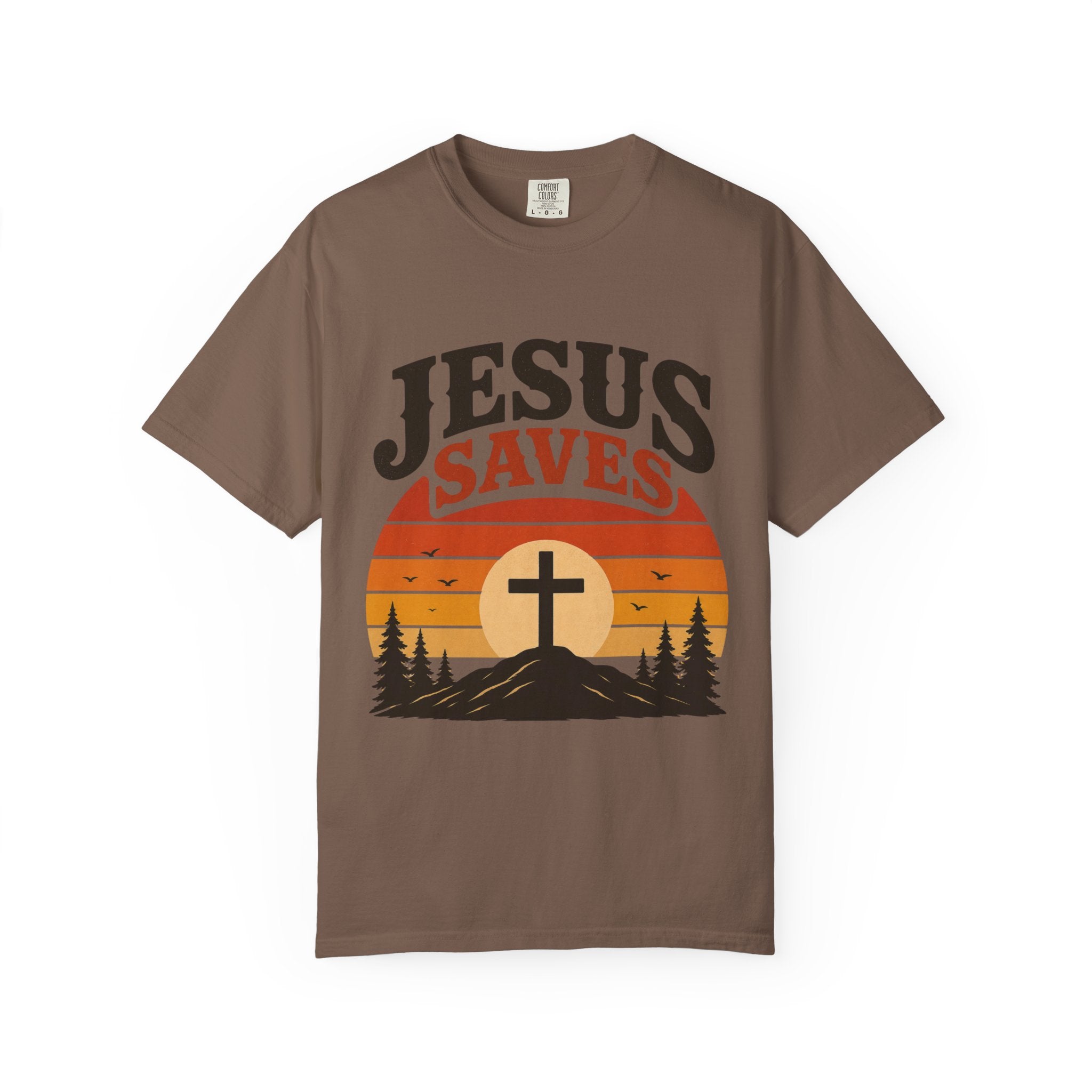 Jesus Saves  Sunset T-Shirt