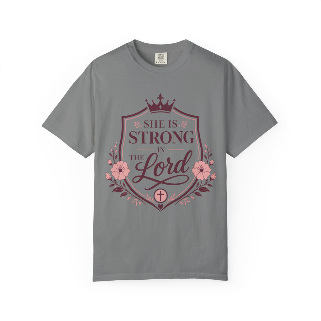 She Is Strong In The Lord T-Shirt