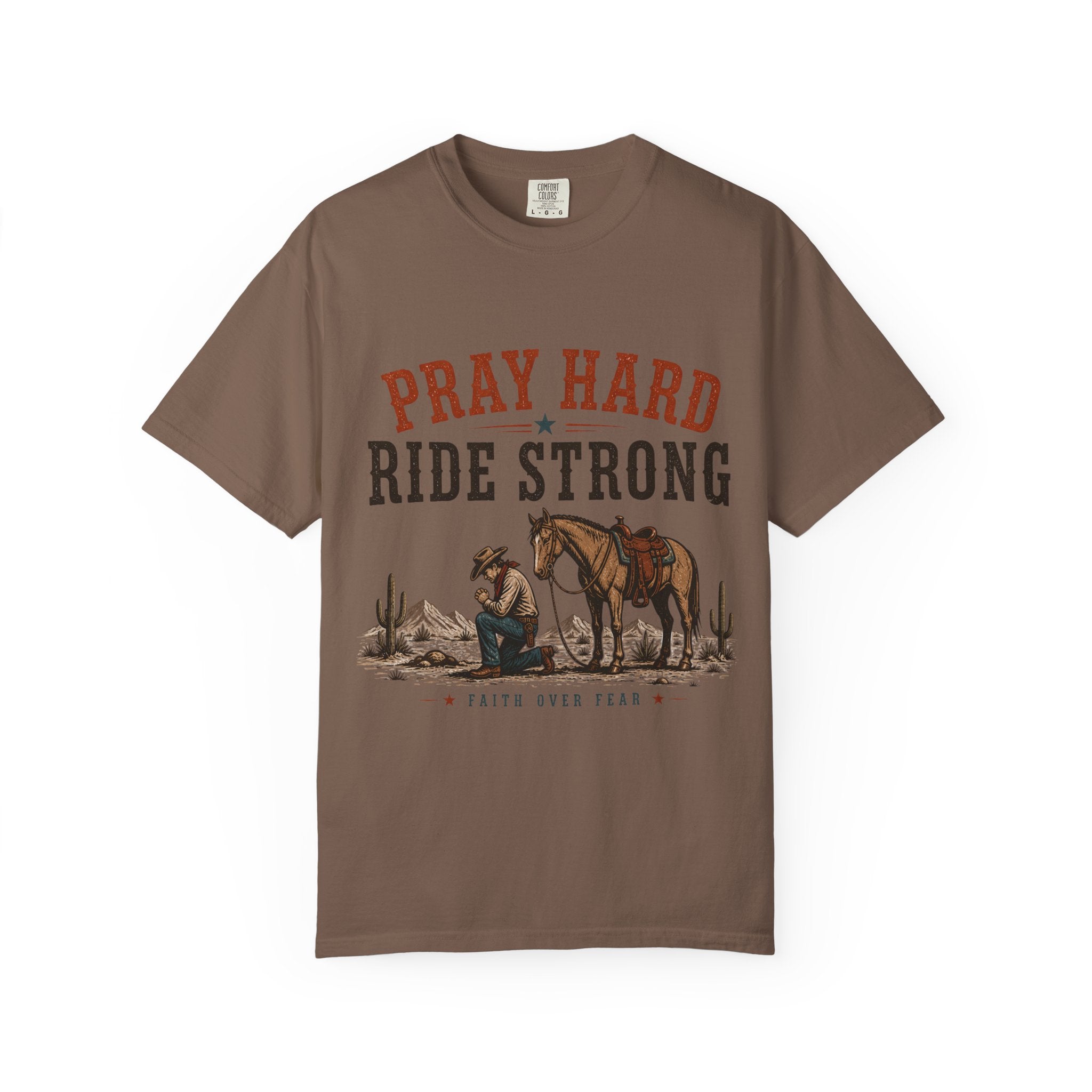 Pray Hard Ride Strong T-Shirt