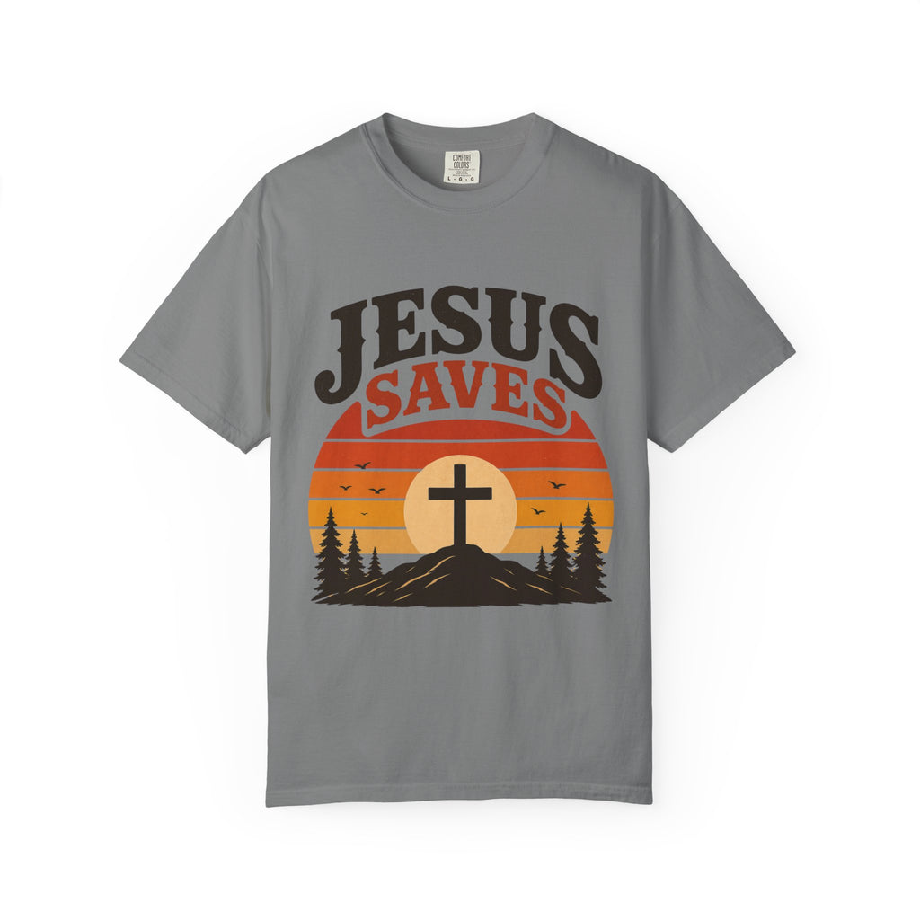 Jesus Saves  Sunset T-Shirt