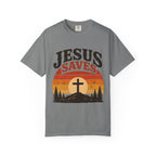 Jesus Saves  Sunset T-Shirt