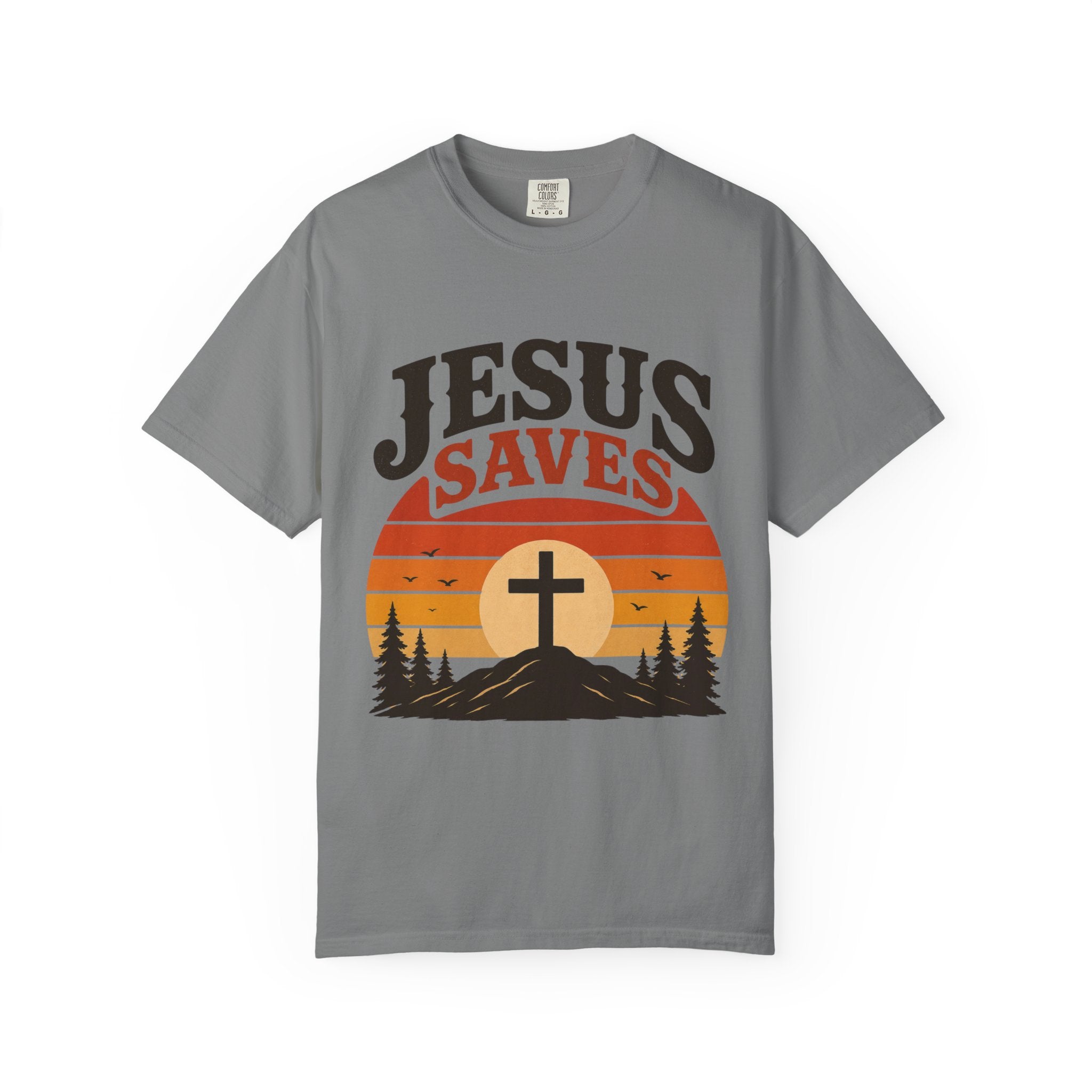 Jesus Saves  Sunset T-Shirt
