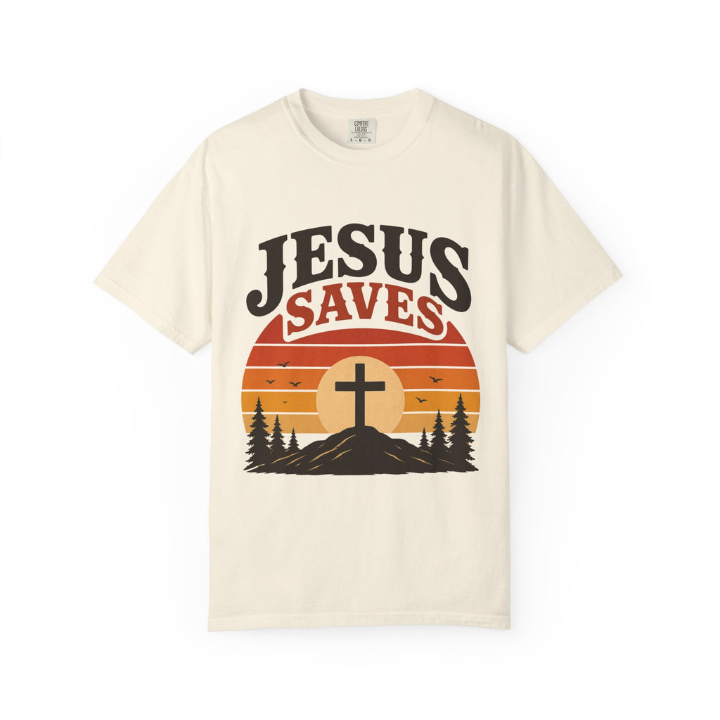 Jesus Saves  Sunset T-Shirt