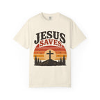 Jesus Saves  Sunset T-Shirt