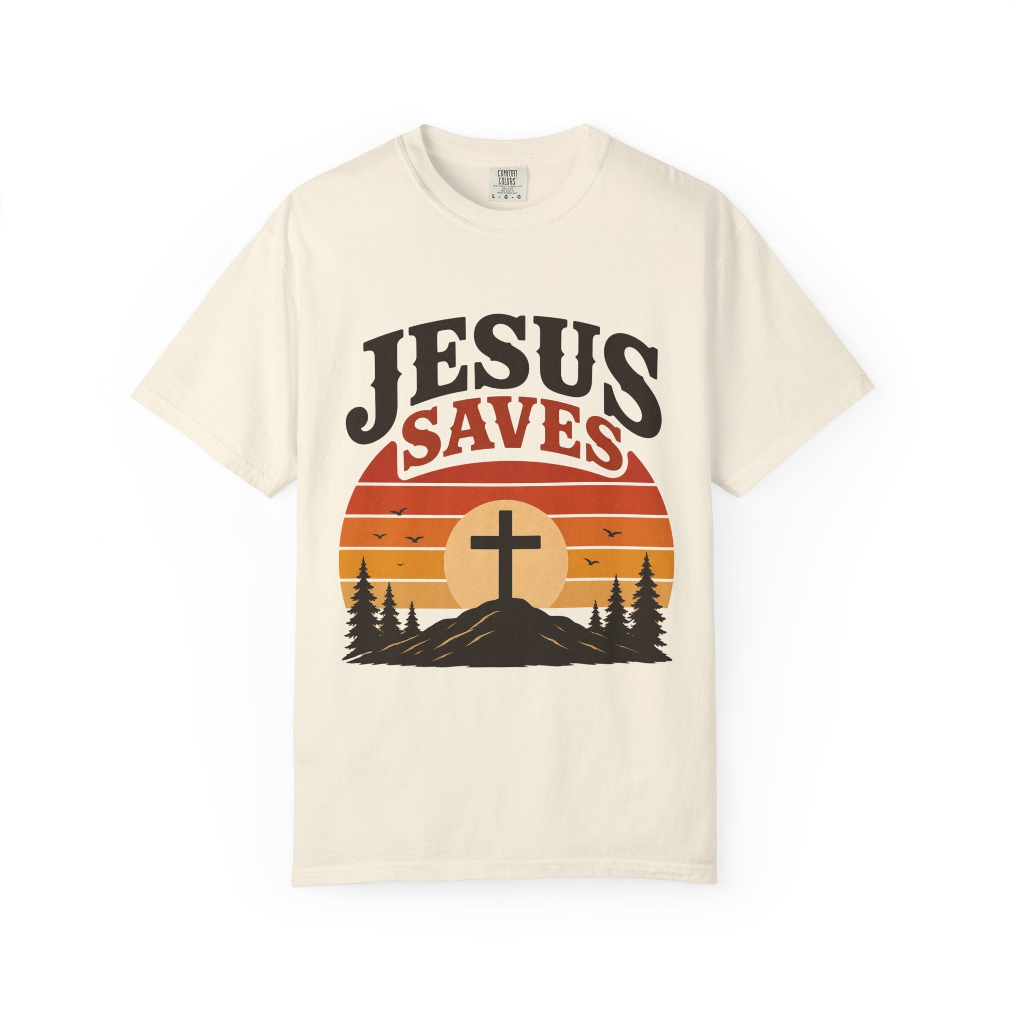 Jesus Saves  Sunset T-Shirt