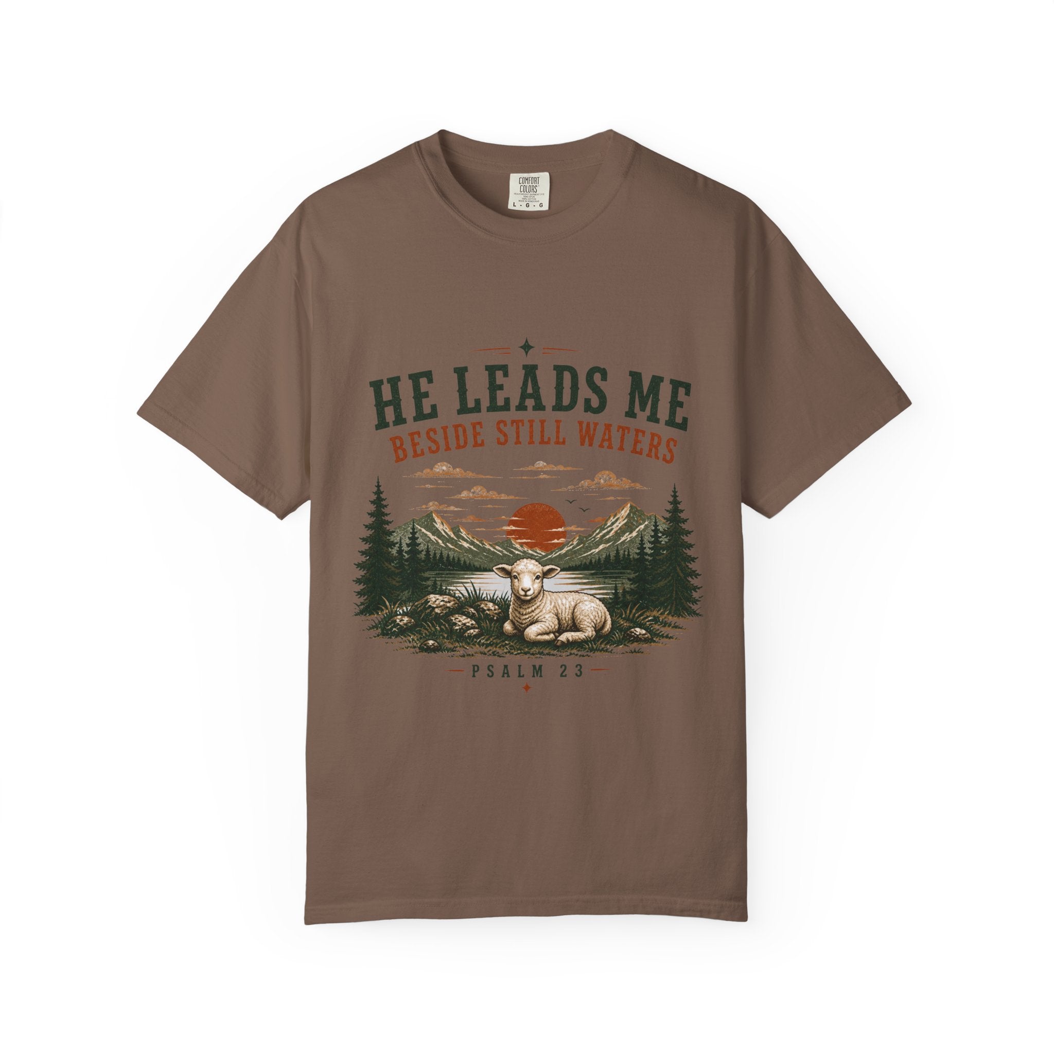 He Leads Me T-Shirt