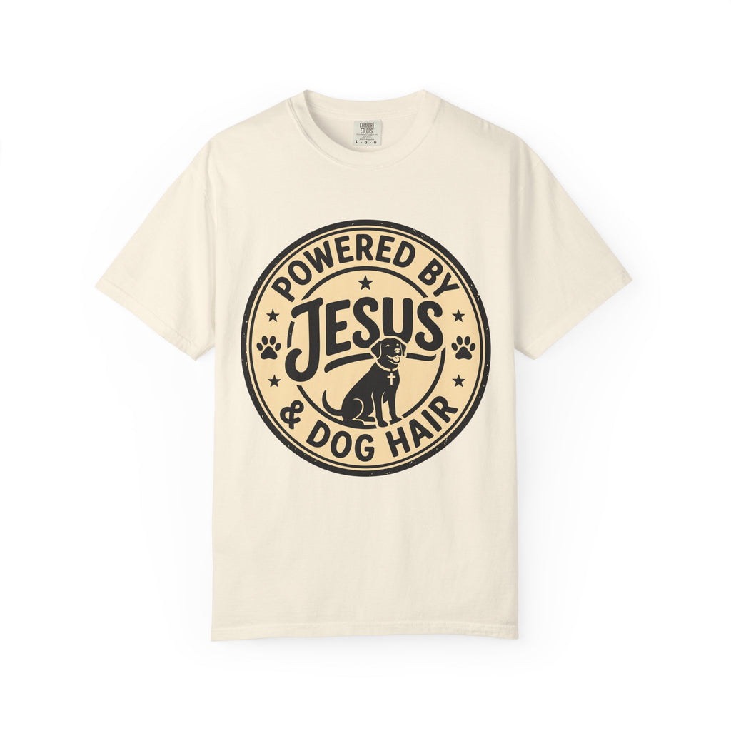 Powered By Jesus & Dog Hair T-Shirt