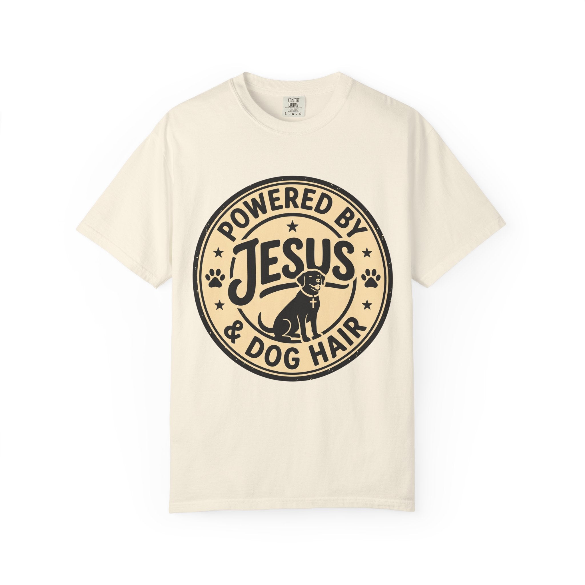 Powered By Jesus & Dog Hair T-Shirt