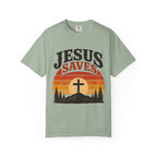 Jesus Saves  Sunset T-Shirt